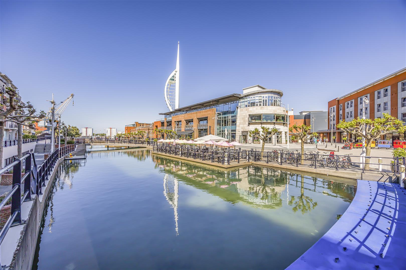 flat for sale the canalside, gunwharf quays