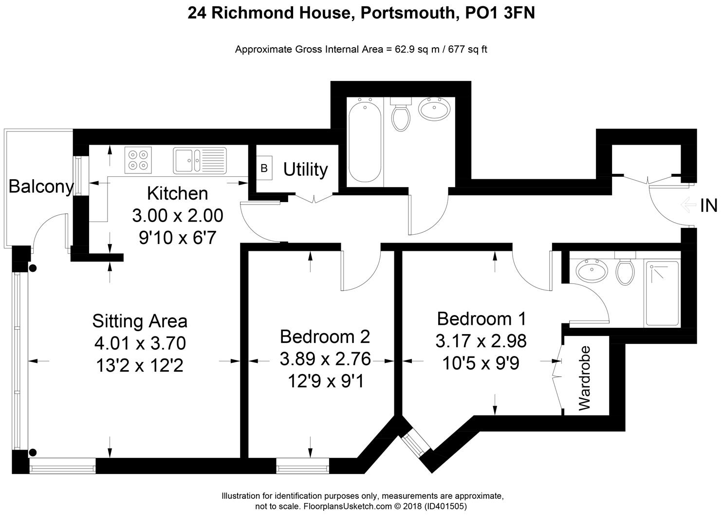 flat for rent bonfire corner